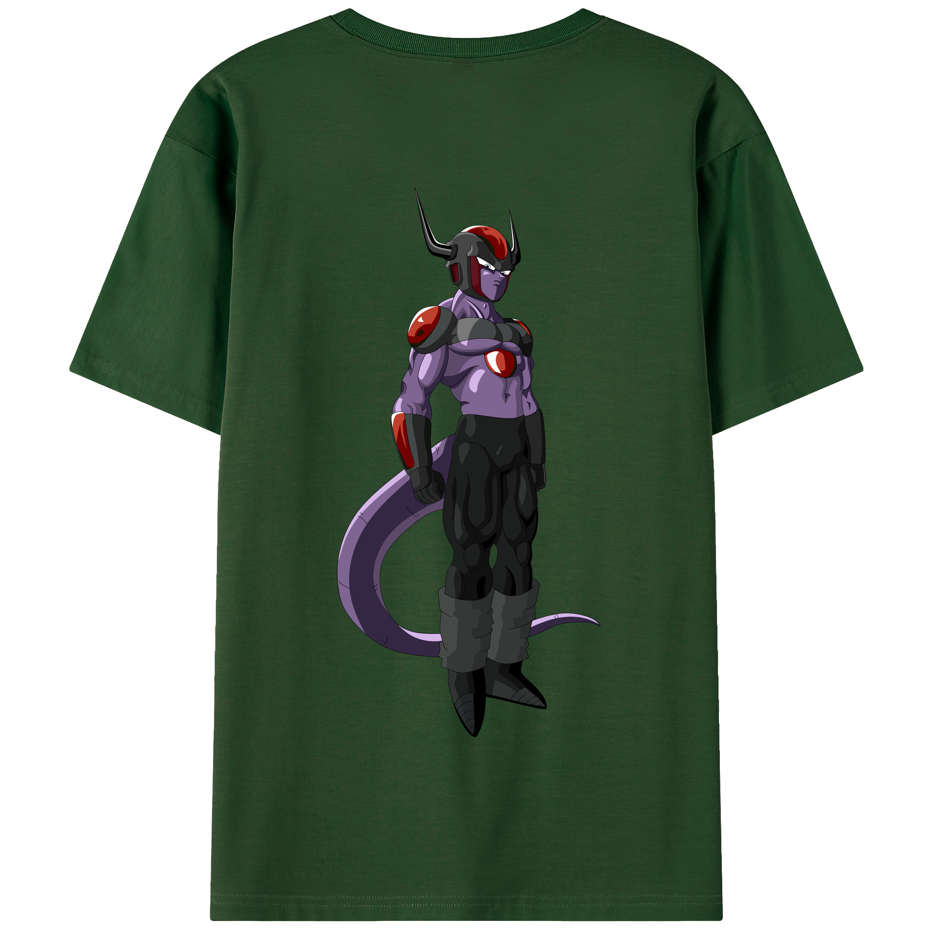 （画像用） ドラゴンボール フリーザ DRAGON BALL Frieza 綿100％半袖Tシャツ（背面プリント）